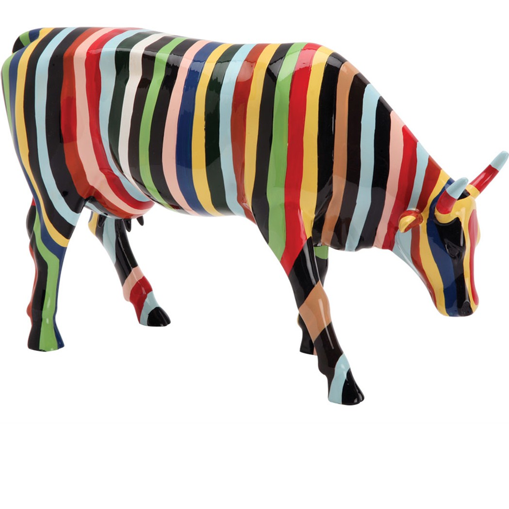 cow parade striped