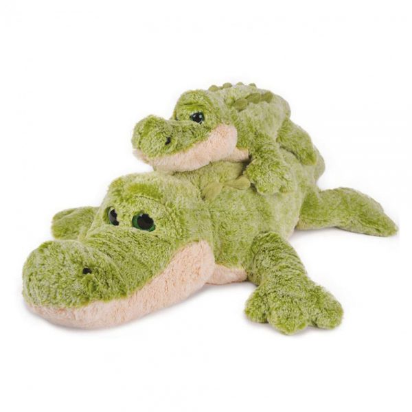 Crocodile - Histoire d'Ours 70cm avec bébé