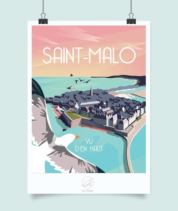 Affiche Saint malo La loutre à Rennes