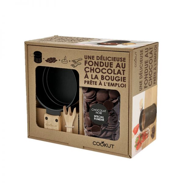 Fondue au chocolat à la bougie cookut