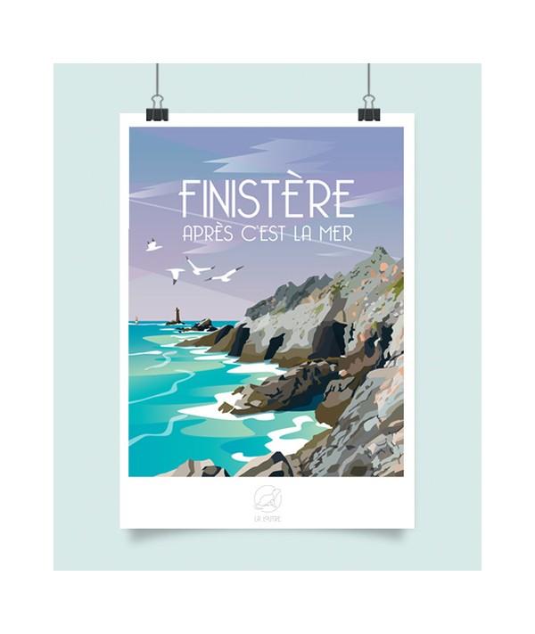 affiche finistère la loutre affiche finistère la loutre