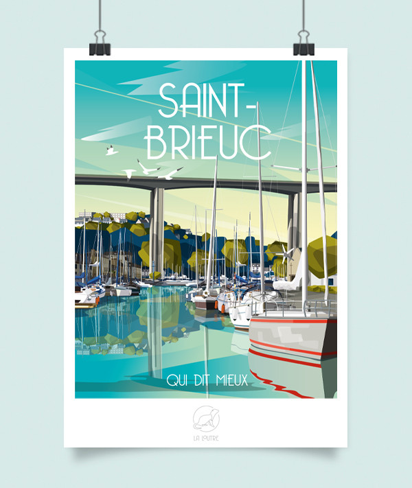 Affiche saint brieuc la loutre