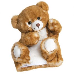 peluche marionnette histoire d'ours