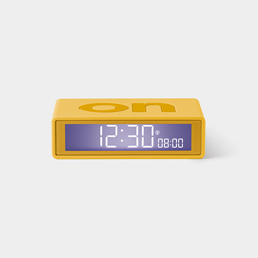 reveil flip lexon jaune reveil lexon jaune