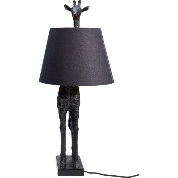 lampe à poser girafe noire