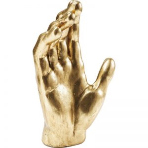 main dorée décorative