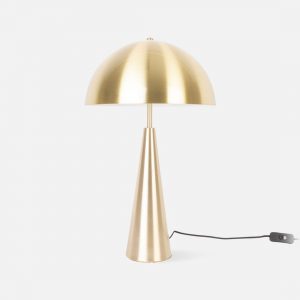 lampe de table doré