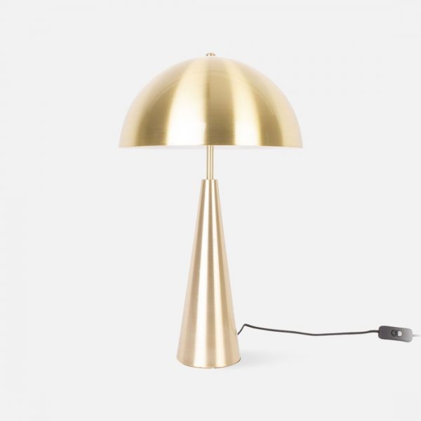lampe de table doré