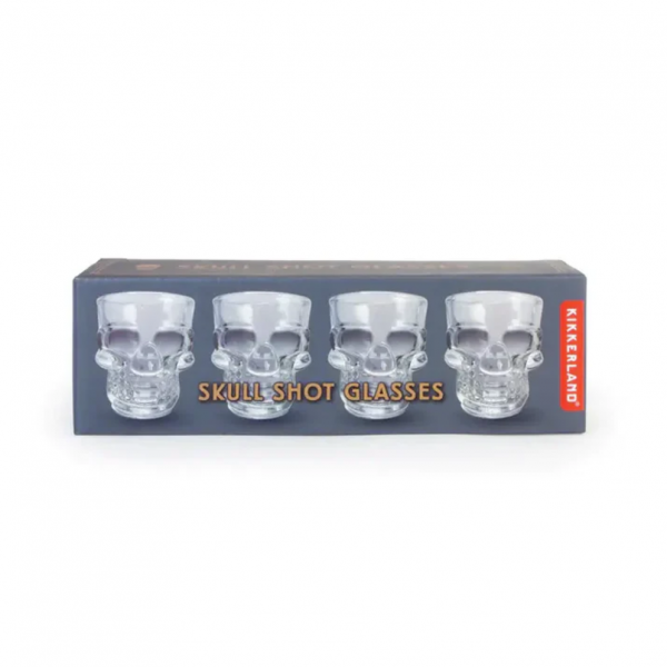 packaging verre à shots tête de mort