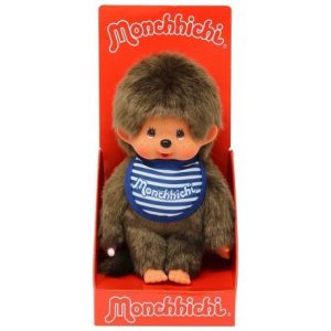 Peluche monchhichi bavoir