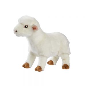 peluche agneau blanc anima