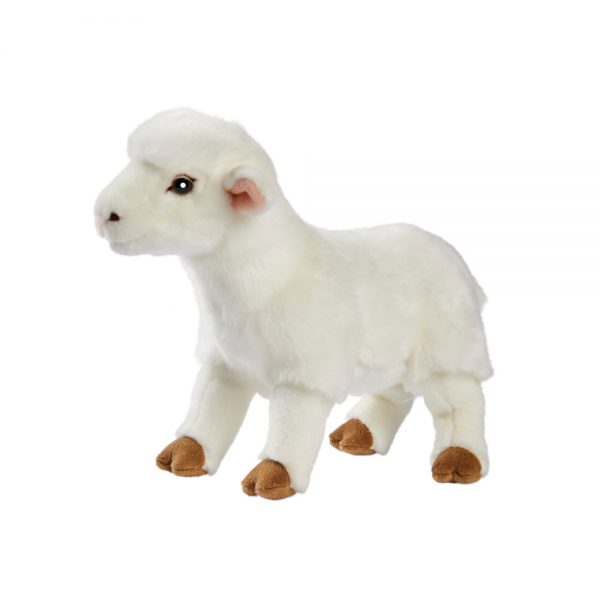 peluche agneau blanc anima