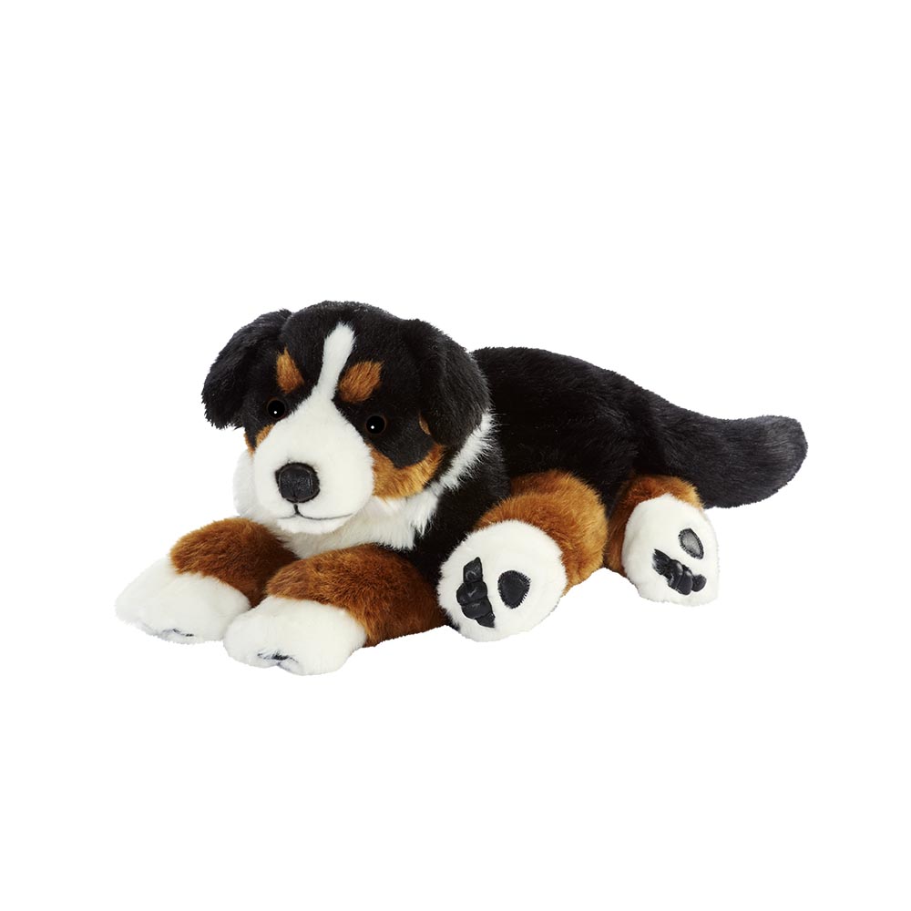 Peluche Chien Bouvier Bernois 31 cm - La Magie des Automates