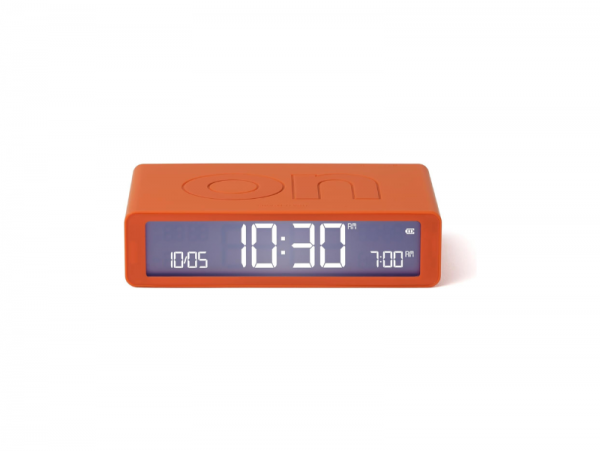 Réveil flip Lexon Orange