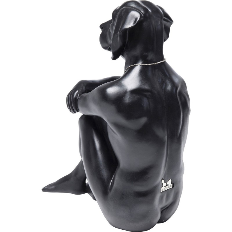deco gangster dog dos déco gangster noir