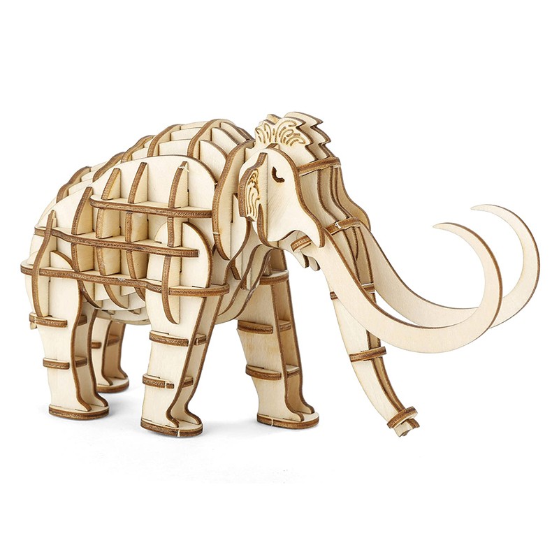 puzzle 3D mammouth puzzle en bois 3D