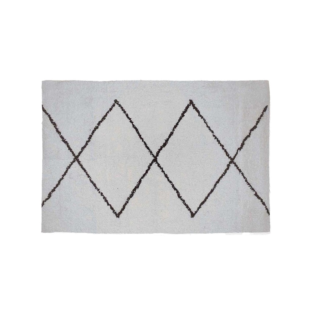 tapis style berbère 60x90 tapis berbère blanc et noir