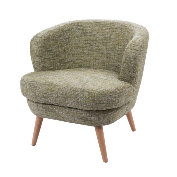 Fauteuil - Chiné kaki