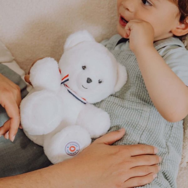 Ours français avec bébé