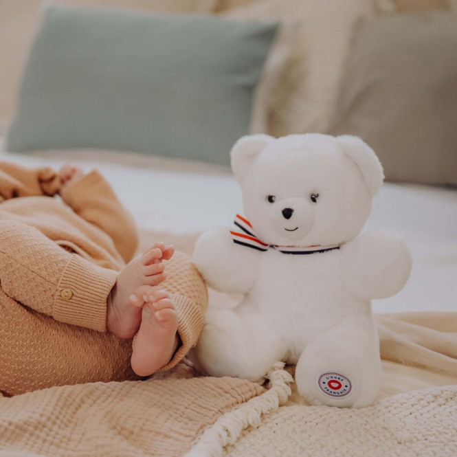 peluche-l-ours-francais-mailou-tradition (3) L'Ours Français Blanc 35cm