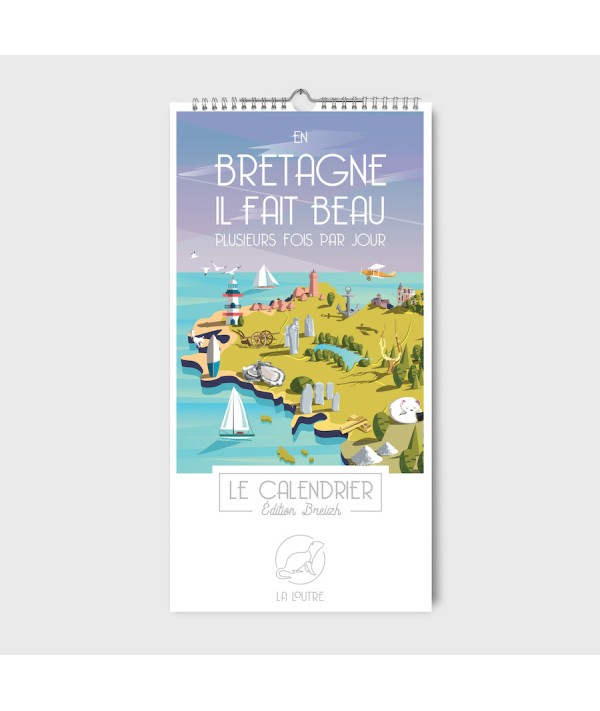 Calendrier perpétuel Breizh n°2 - La loutre