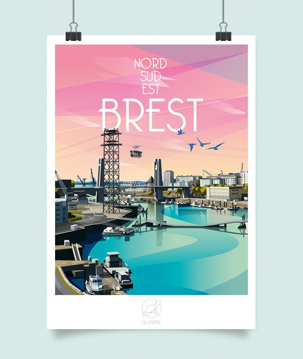 affiche-brest Affiche Brest - La Loutre