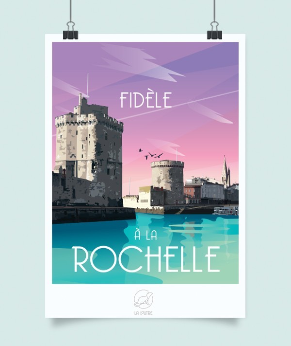Affiche Rochelle - La Loutre