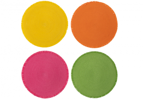 Set de table 4 couleurs