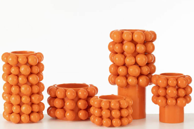 Collection vase orange