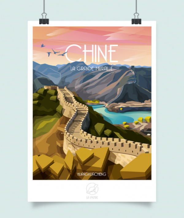 Affiche Chine - La Loutre