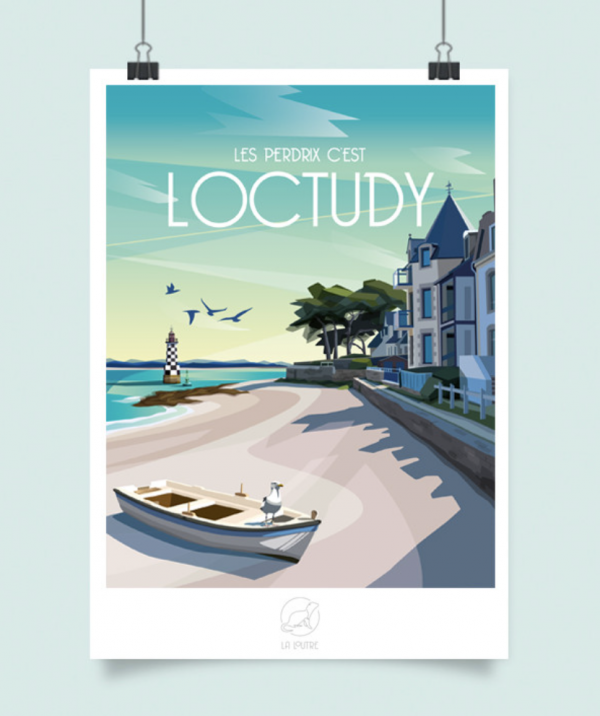 Affiche Loctudy - La Loutre