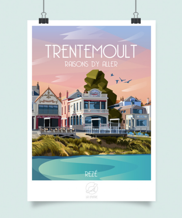 Affiche Trentemoult - La loutre