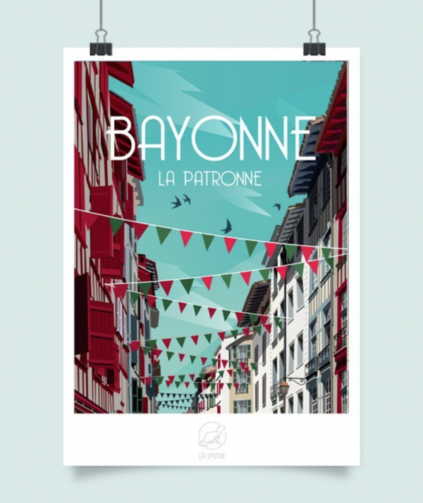 Affiche Bayonne - La loutre