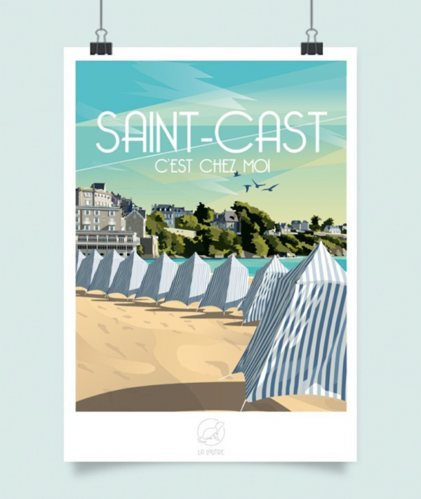 Affiche Saint- Cast - La Loutre