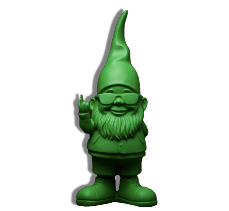 statue-bernardo-29cm-orange Nain Mat Vert – Petit Format