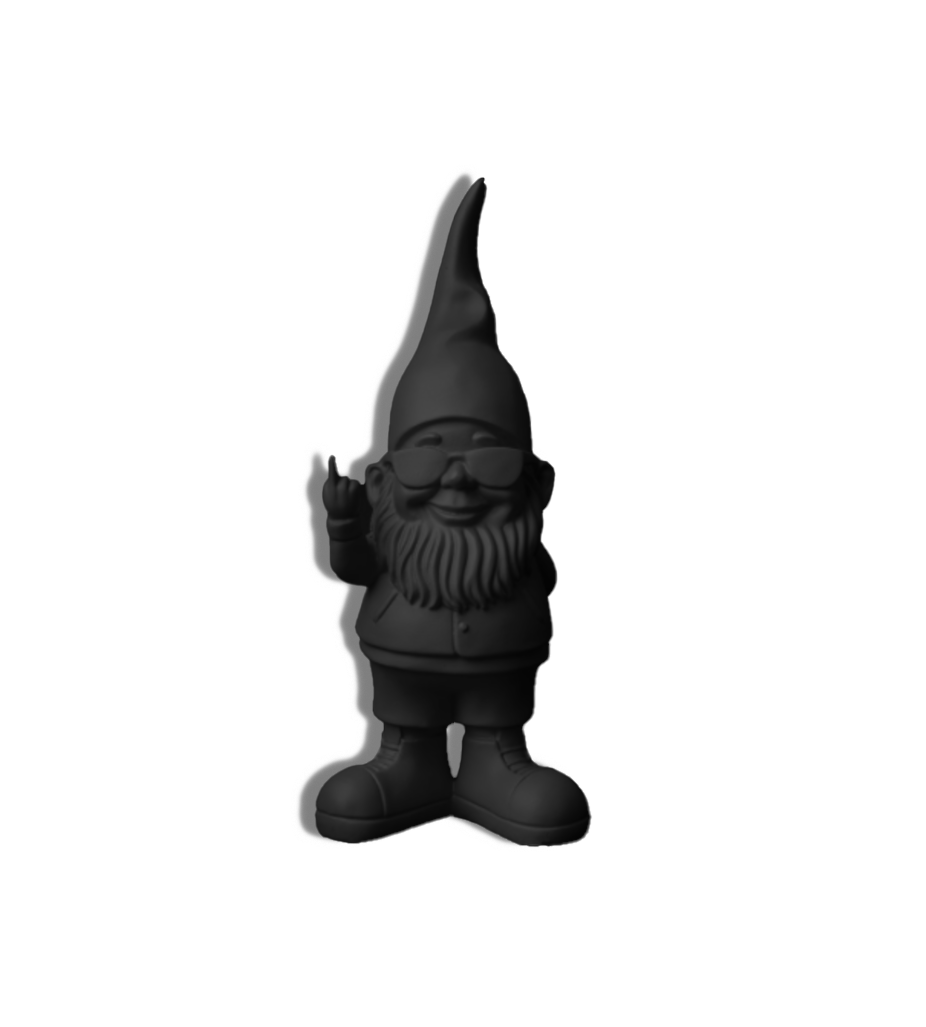 statue-bernardo-29cm-orange-4-2 Nain Mat Noir – Petit