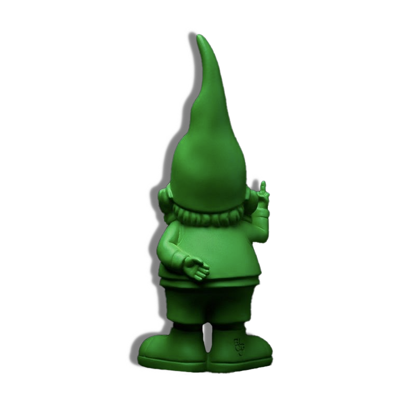 statue-bernardo-29cm-orange2 Nain Mat Vert – Petit Format