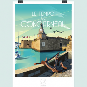 Affiche Concarneau - La Loutre
