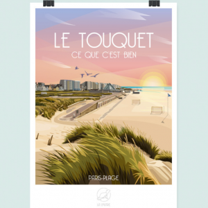 affiche le touquet - La Loutre