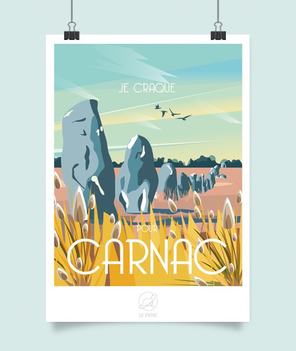 affiche-carnac Affiche Carnac - La Loutre