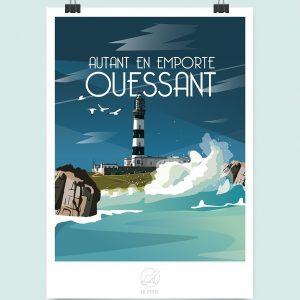 Affiche Ouessant - La Loutre