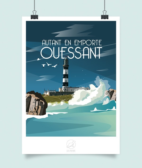 affiche-ouessant Affiche Ouessant - La Loutre